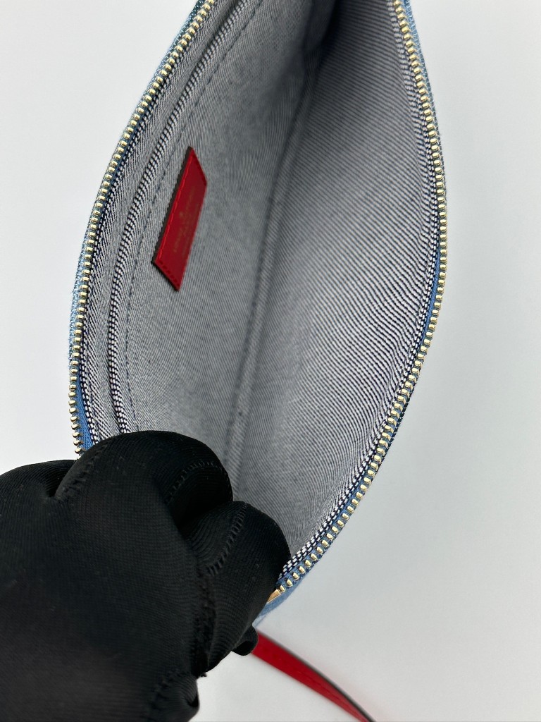 Monogram Denim Patchwork Neverfull MM torebka