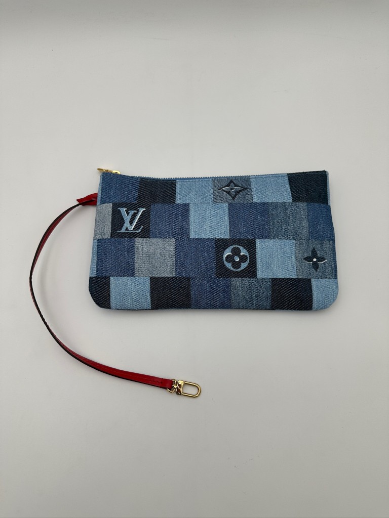Monogram Denim Patchwork Neverfull MM torebka
