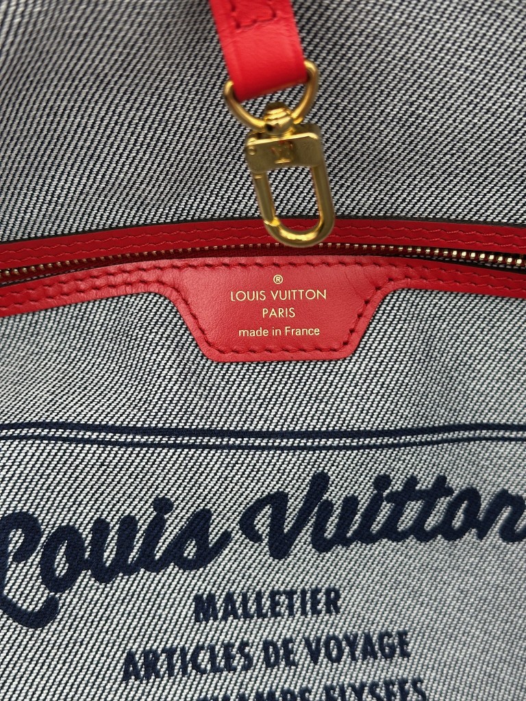 Monogram Denim Patchwork Neverfull MM torebka