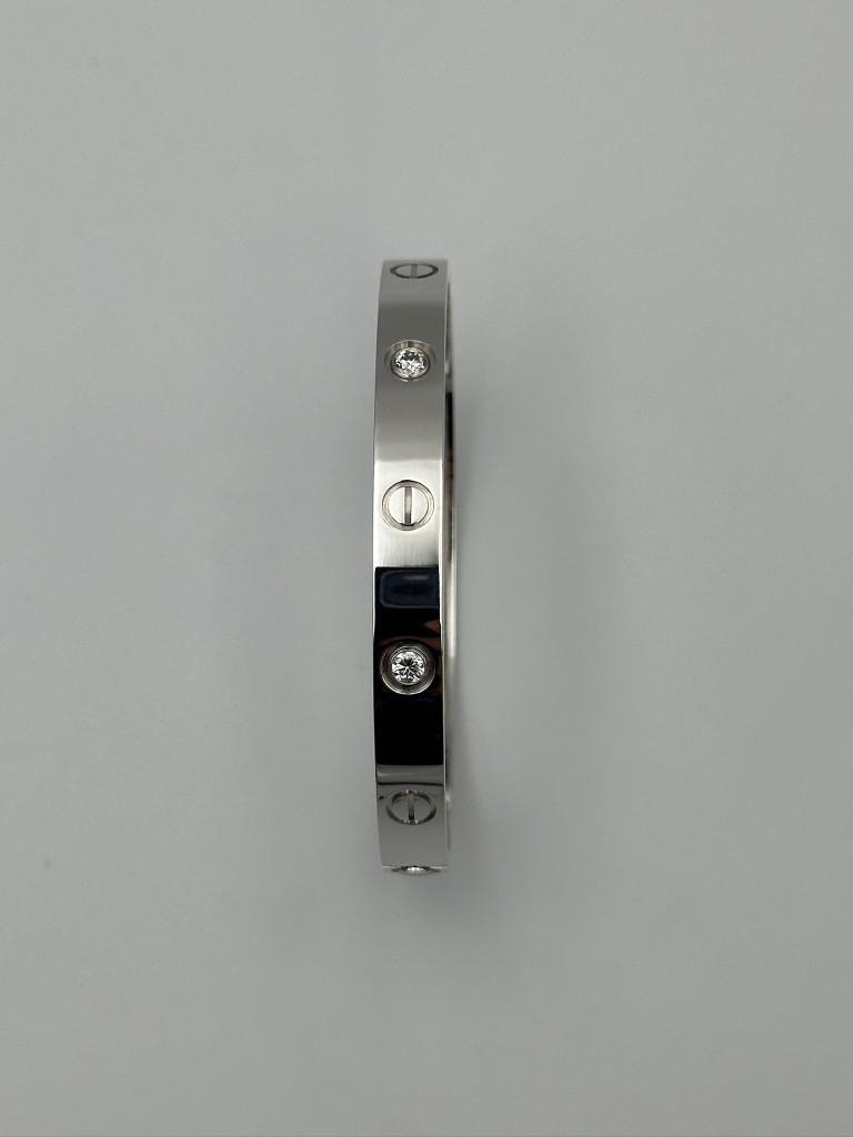 Love bracelet, 4 diamonds