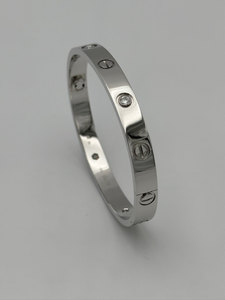 Love bracelet, 4 diamonds
