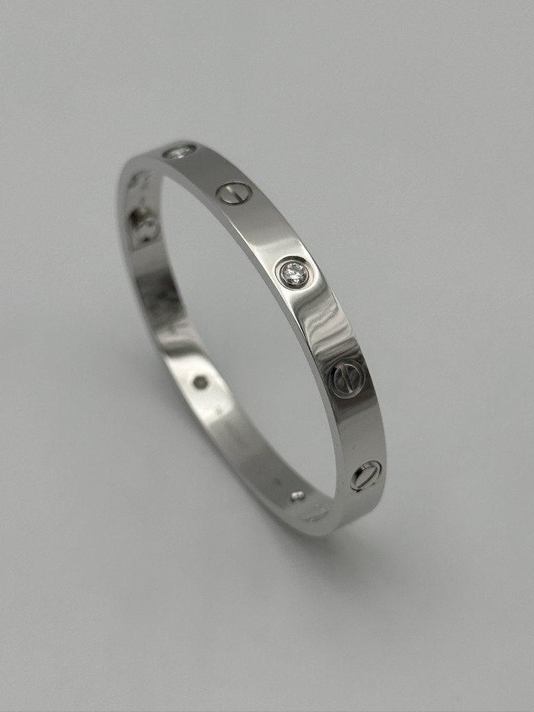 Love bracelet, 4 diamonds