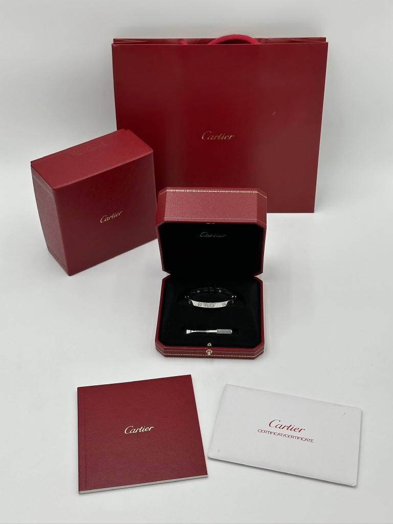 Love bracelet, 4 diamonds