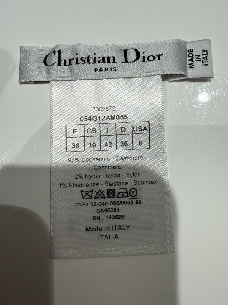 Dior reversible cardigan