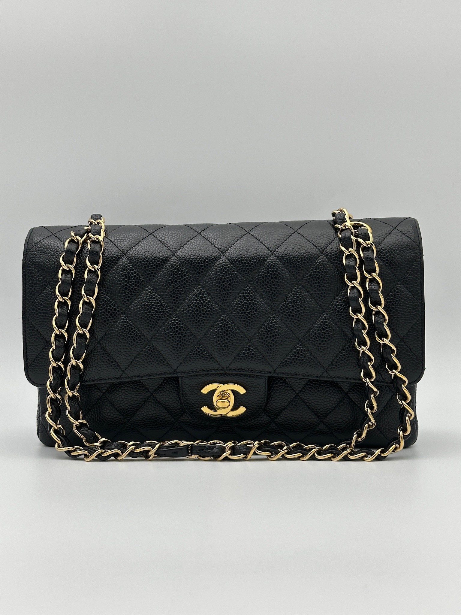 Classic Medium Double Flap 24k torebka
