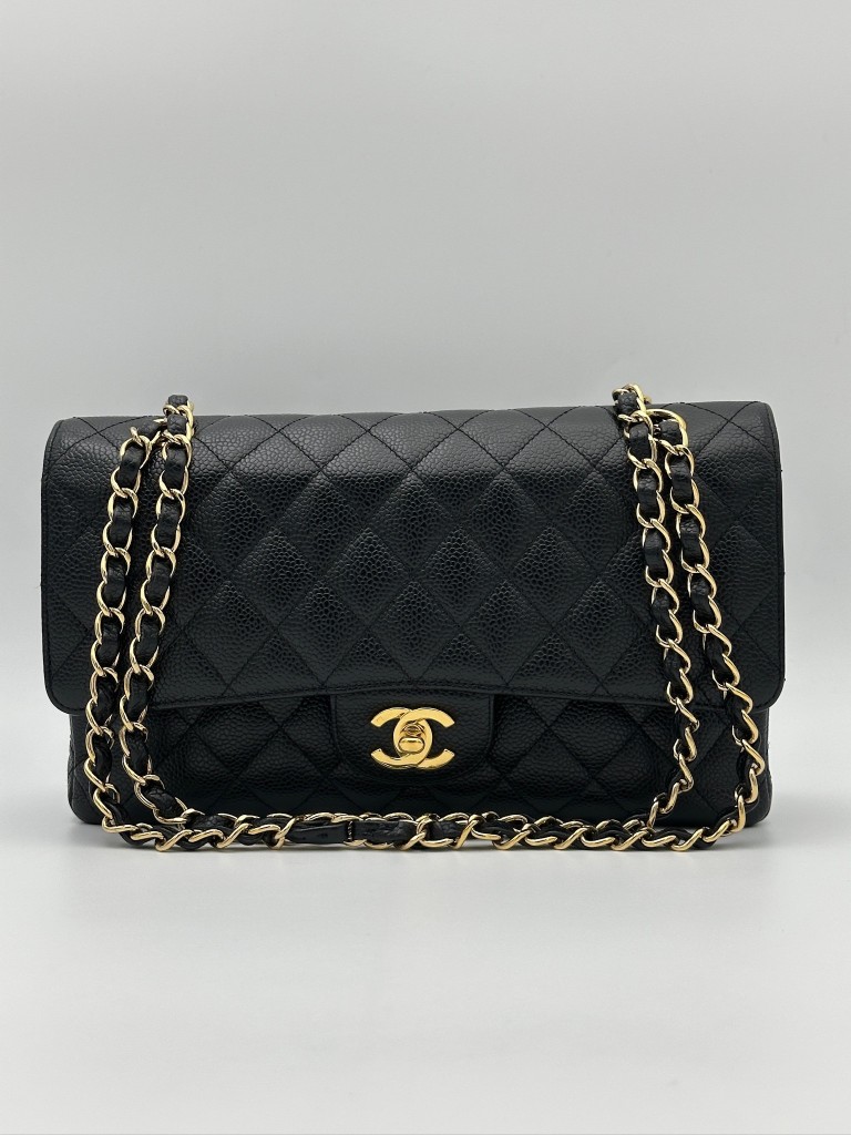 Classic Medium Double Flap 24k bag