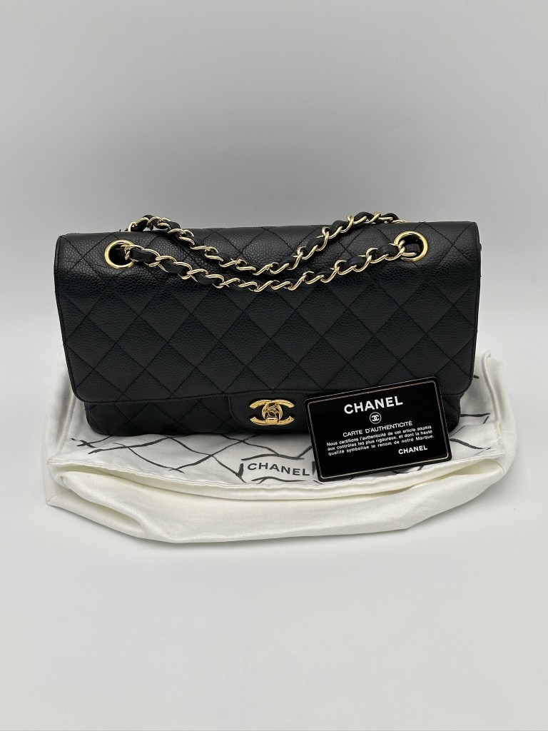 Classic Medium Double Flap 24k bag