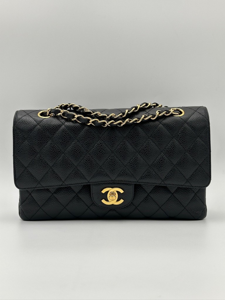 Classic Medium Double Flap 24k bag