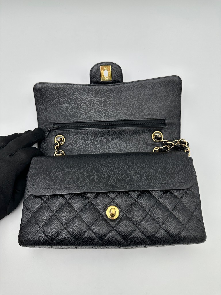 Classic Medium Double Flap 24k bag