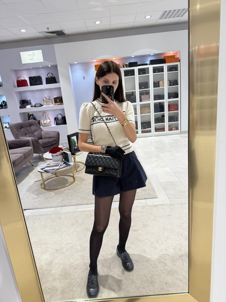 Classic Medium Double Flap 24k torebka