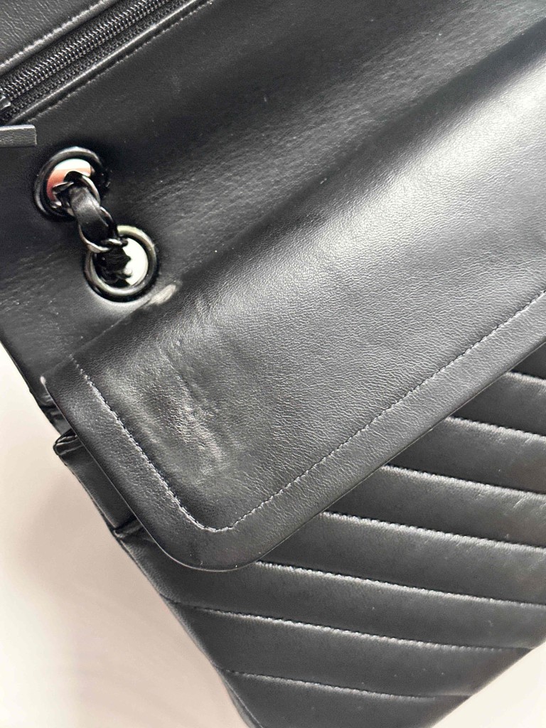 torebka Chanel Classic Medium Double Flap so black