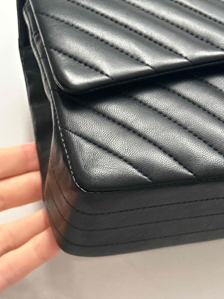 torebka Chanel Classic Medium Double Flap so black