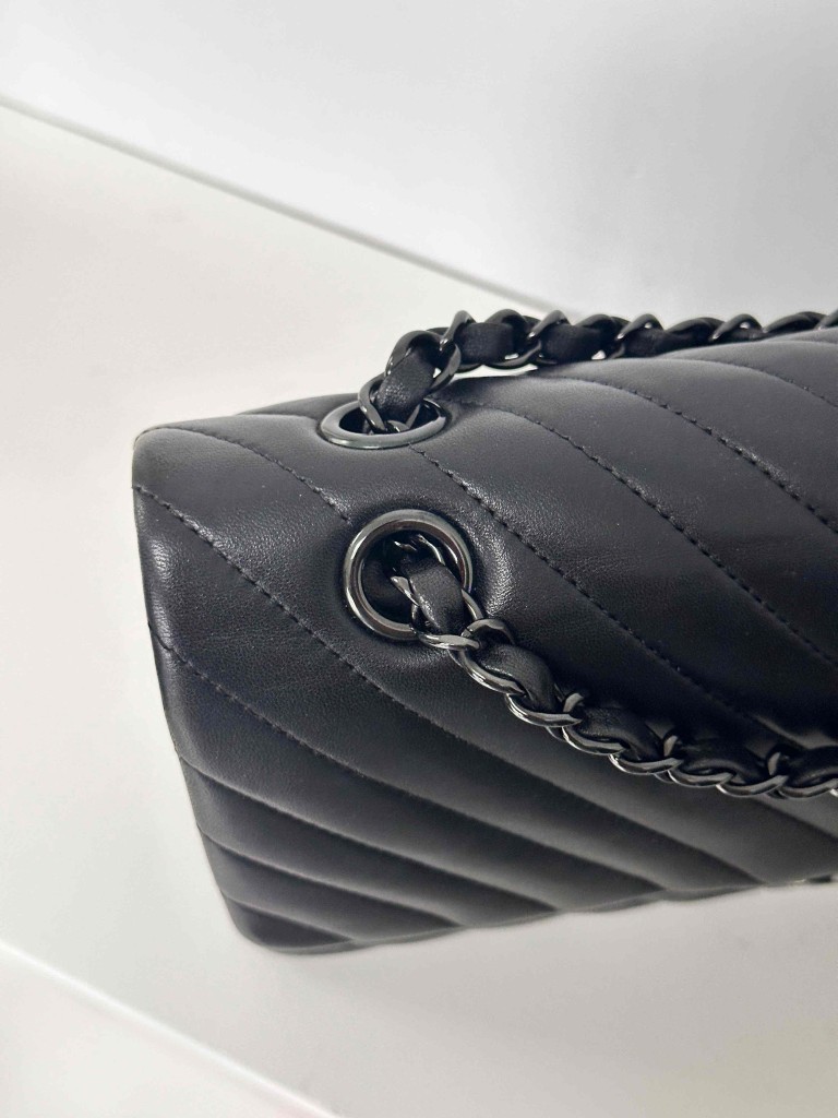 torebka Chanel Classic Medium Double Flap so black