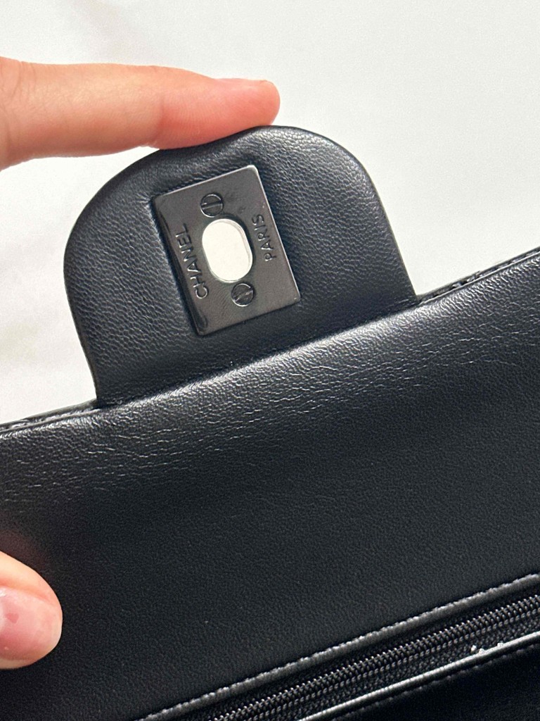 torebka Chanel Classic Medium Double Flap so black