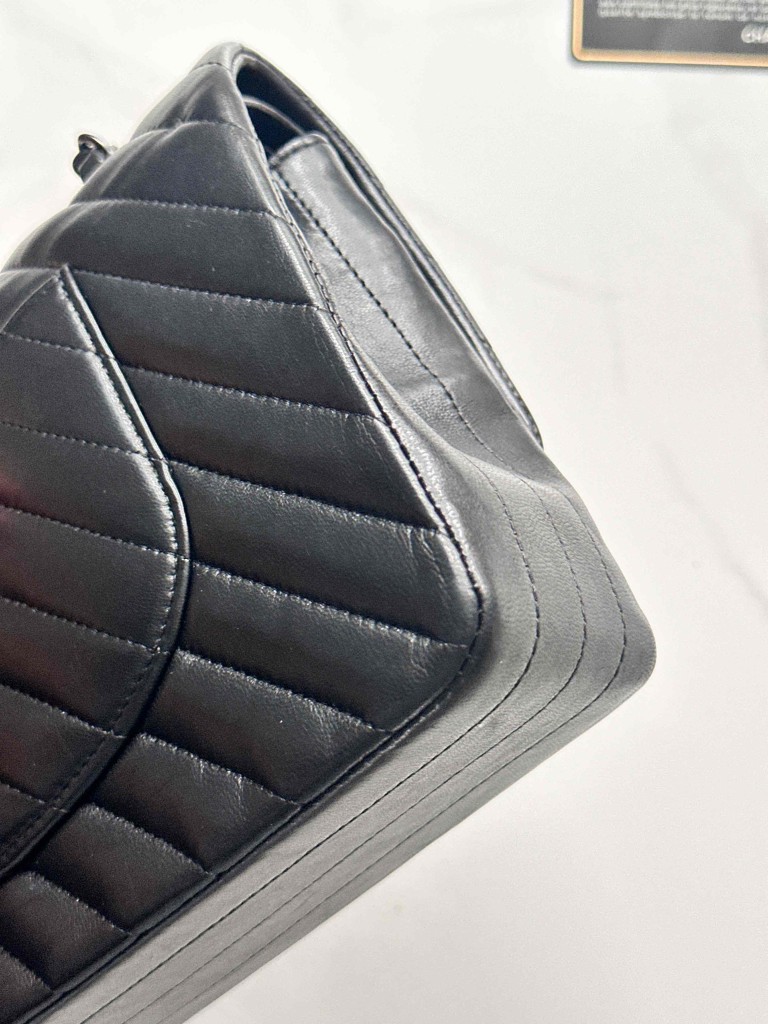 torebka Chanel Classic Medium Double Flap so black