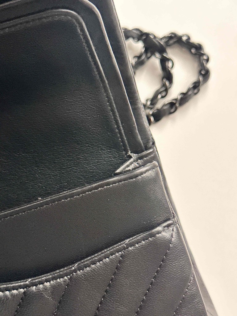 torebka Chanel Classic Medium Double Flap so black