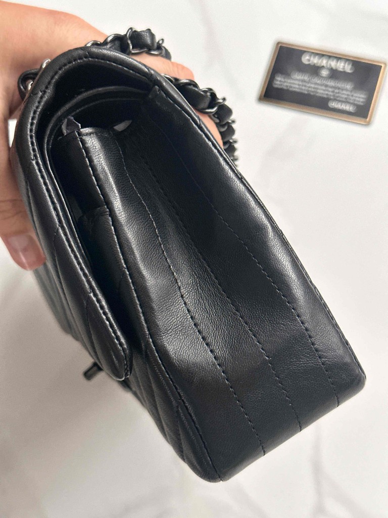 torebka Chanel Classic Medium Double Flap so black
