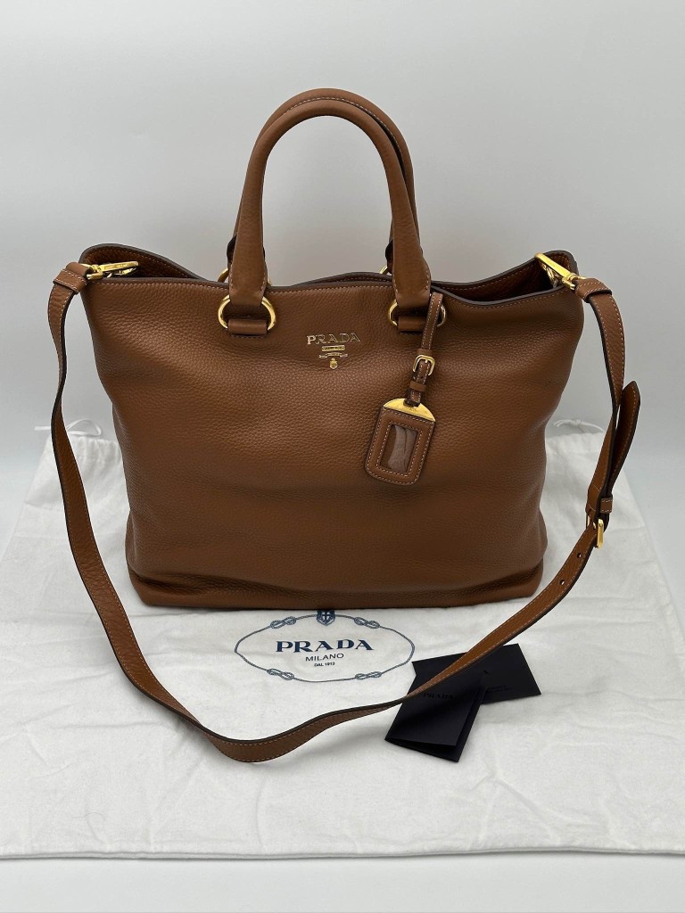 Prada Vitello Daino Tote torebka