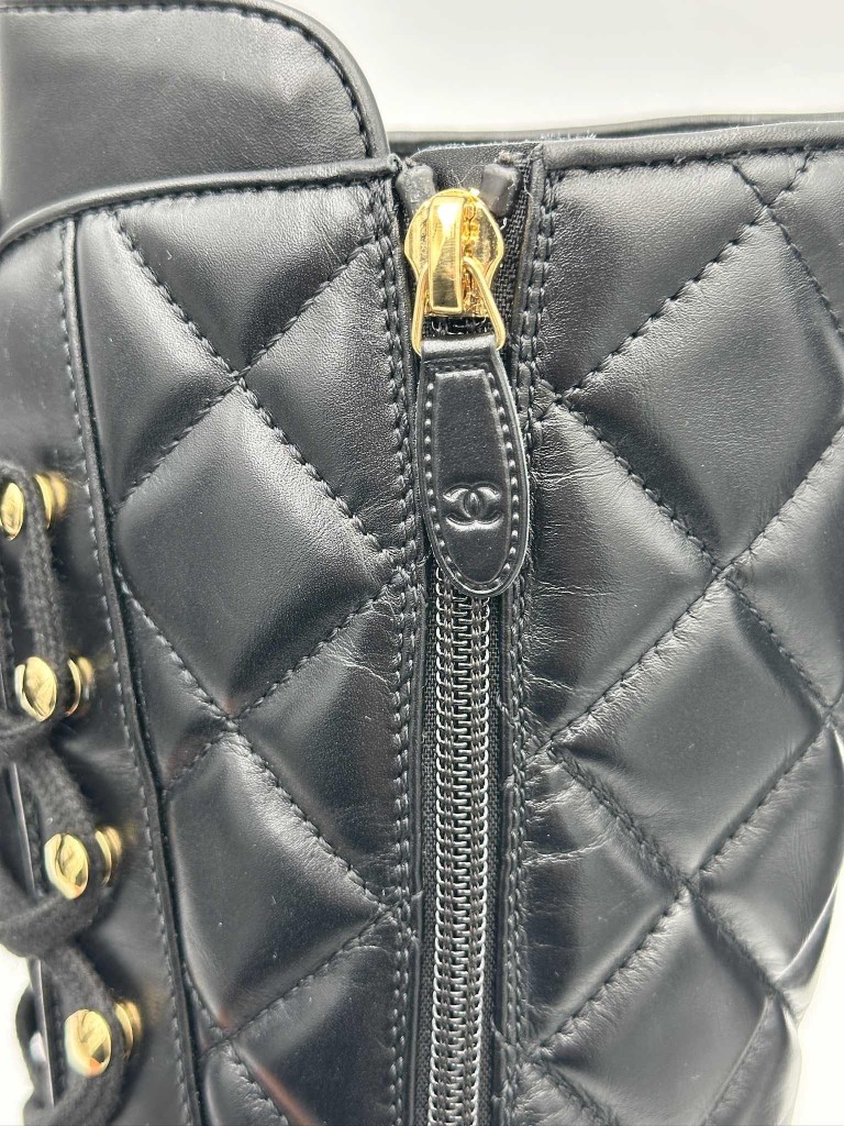 Chanel Biker Boots