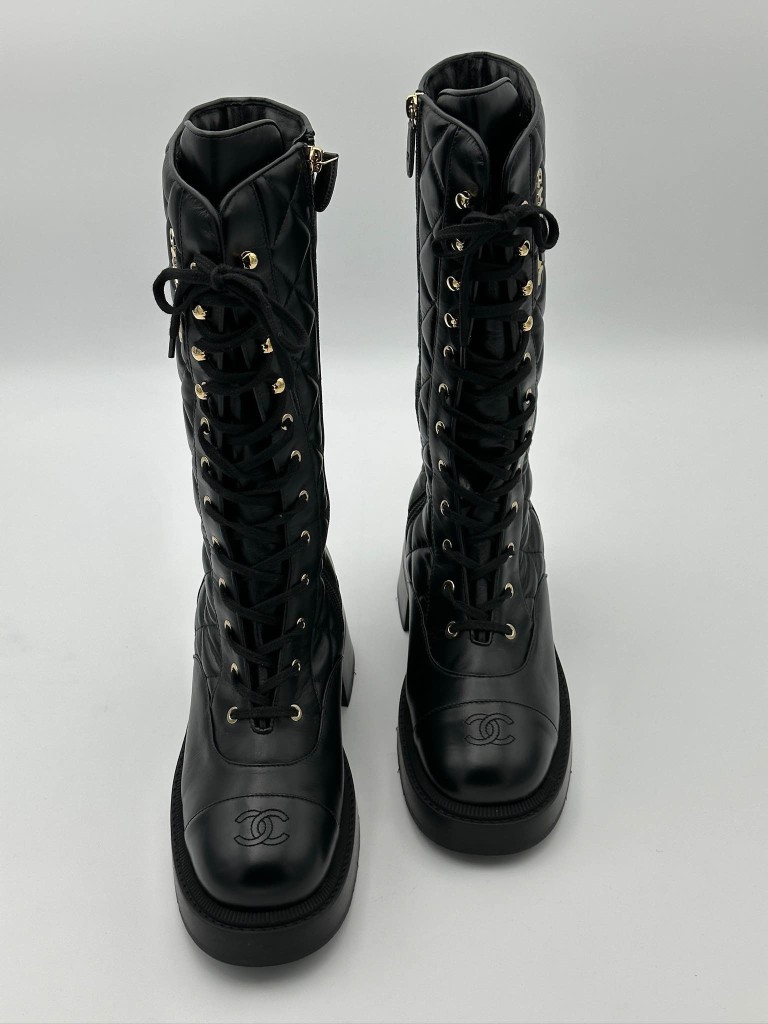 Chanel Biker Boots
