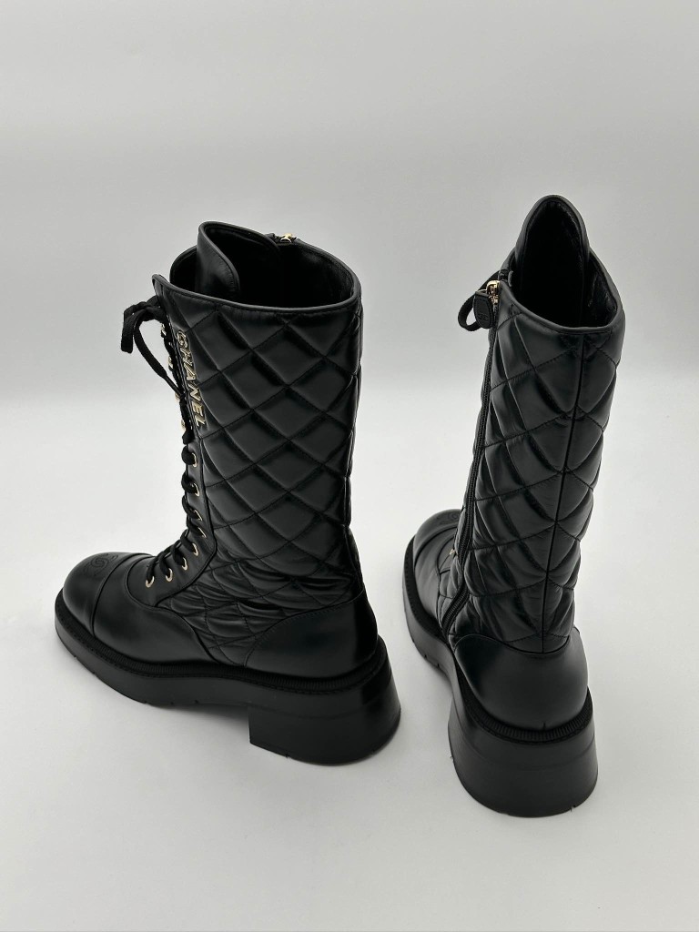 Chanel Biker Boots
