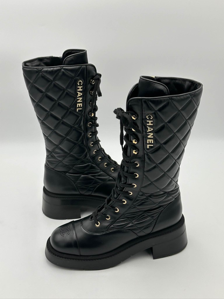 Chanel Biker Boots