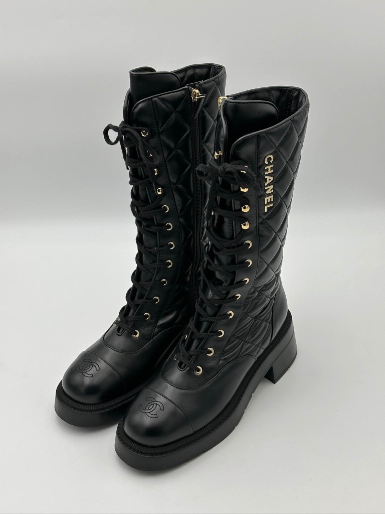 Chanel Biker Boots