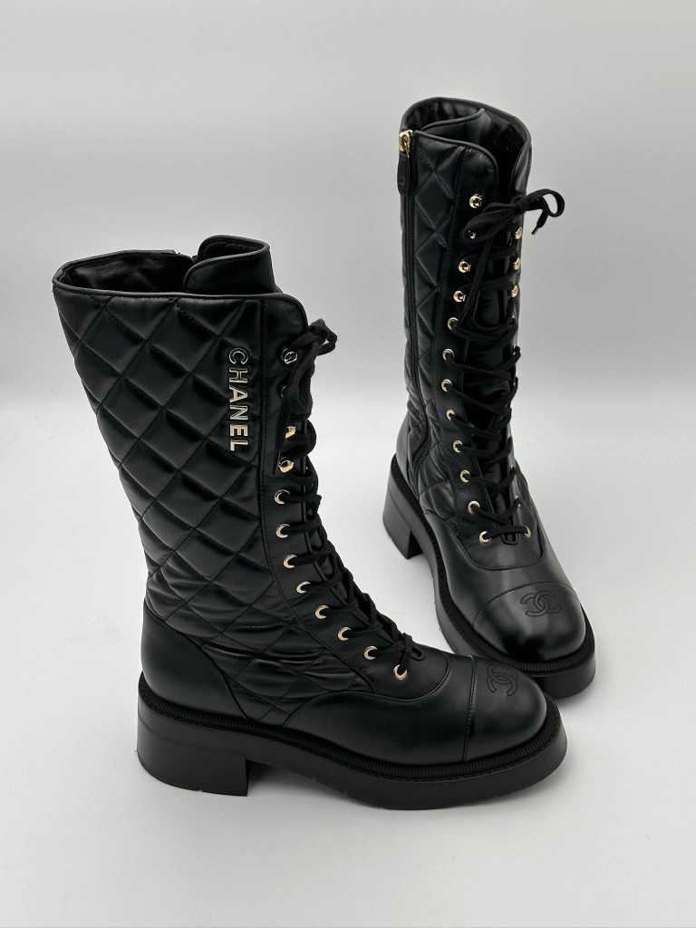 Chanel Biker Boots