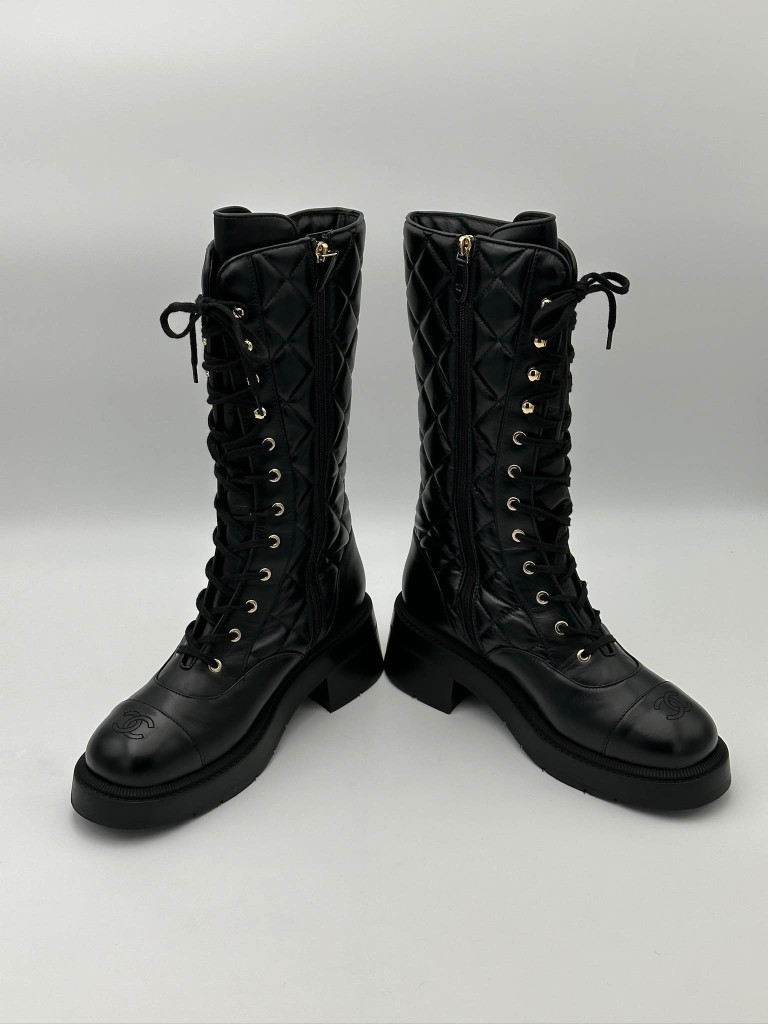 Chanel Biker Boots