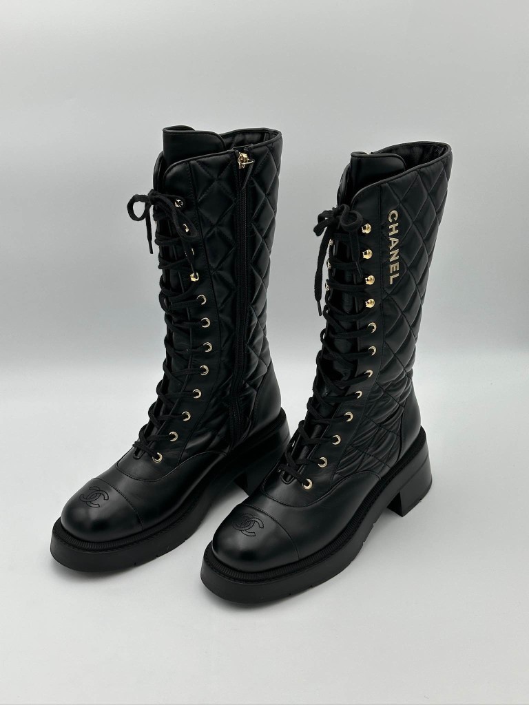 Chanel Biker Boots