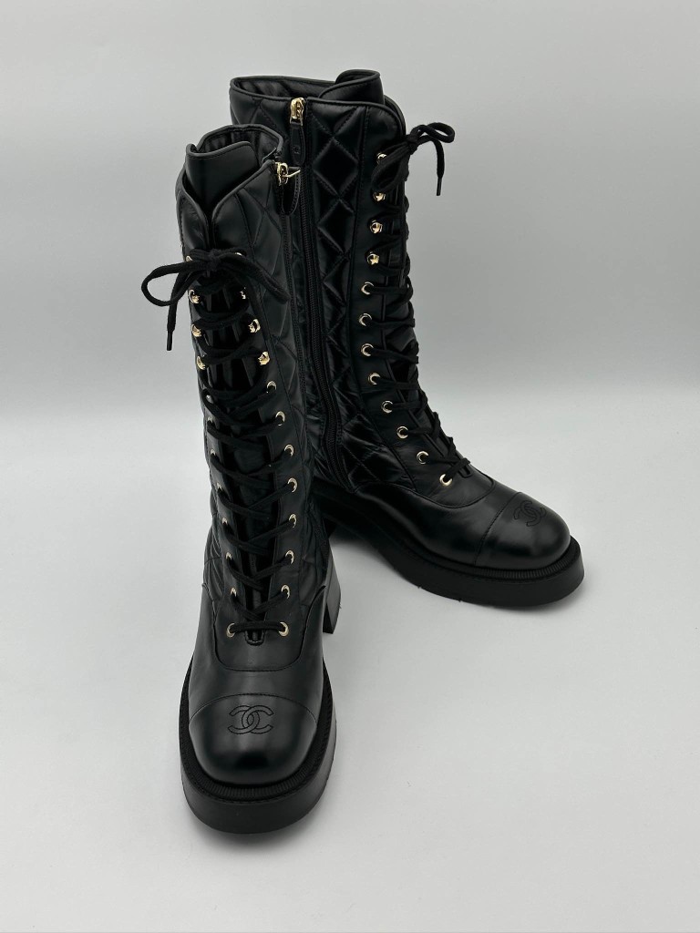 Chanel Biker Boots