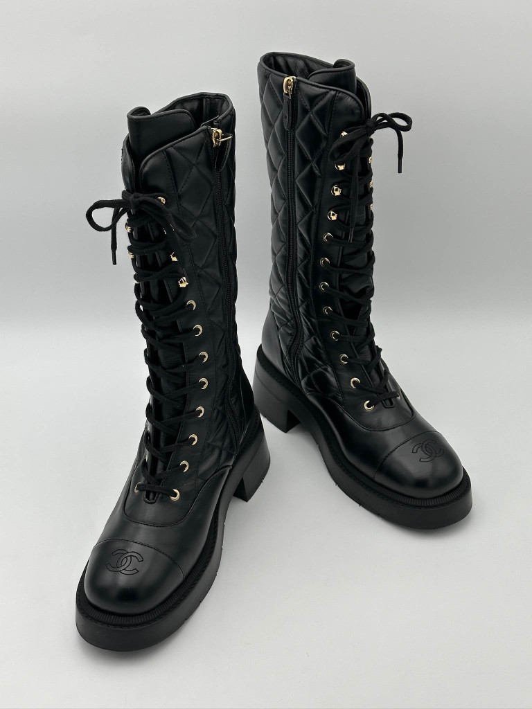 Chanel Biker Boots