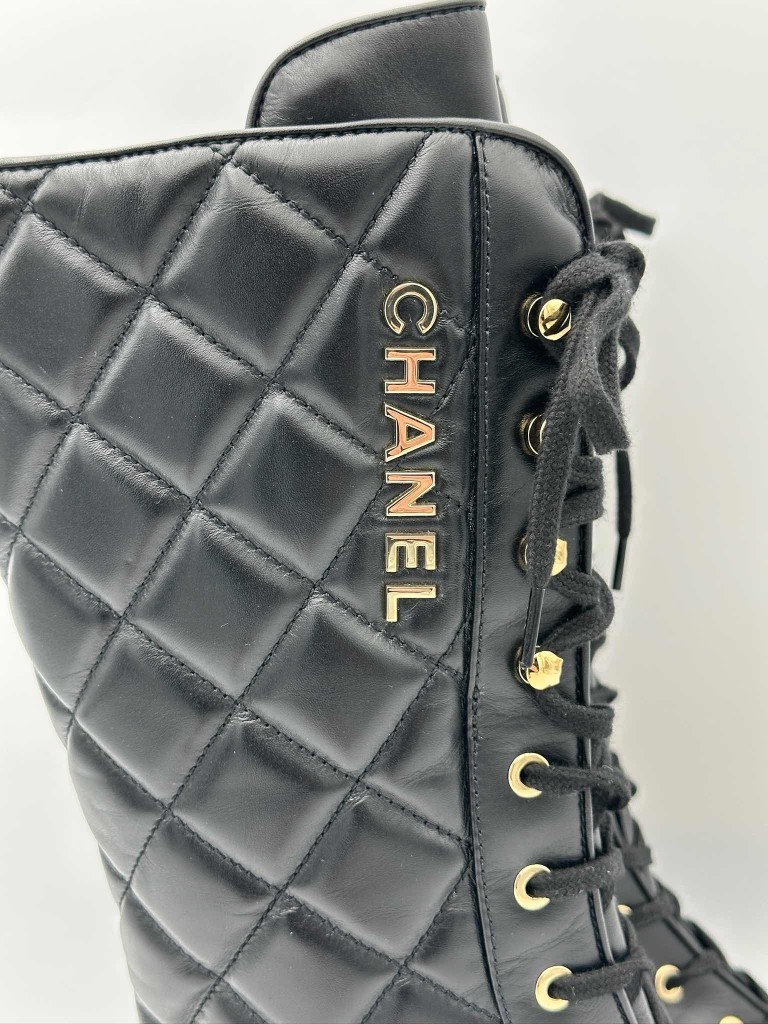 Chanel Biker Boots