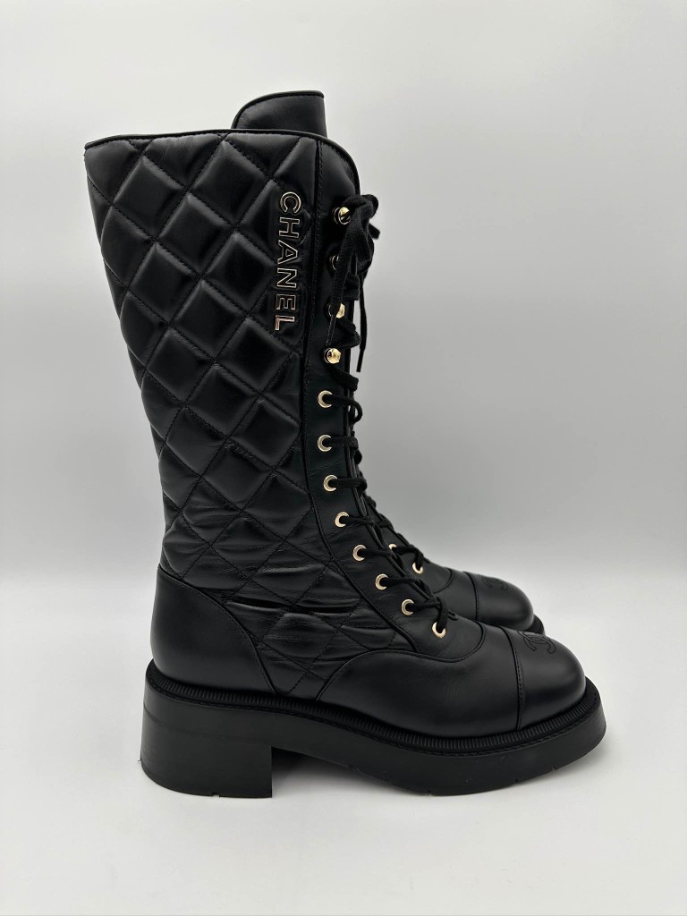 Chanel Biker Boots