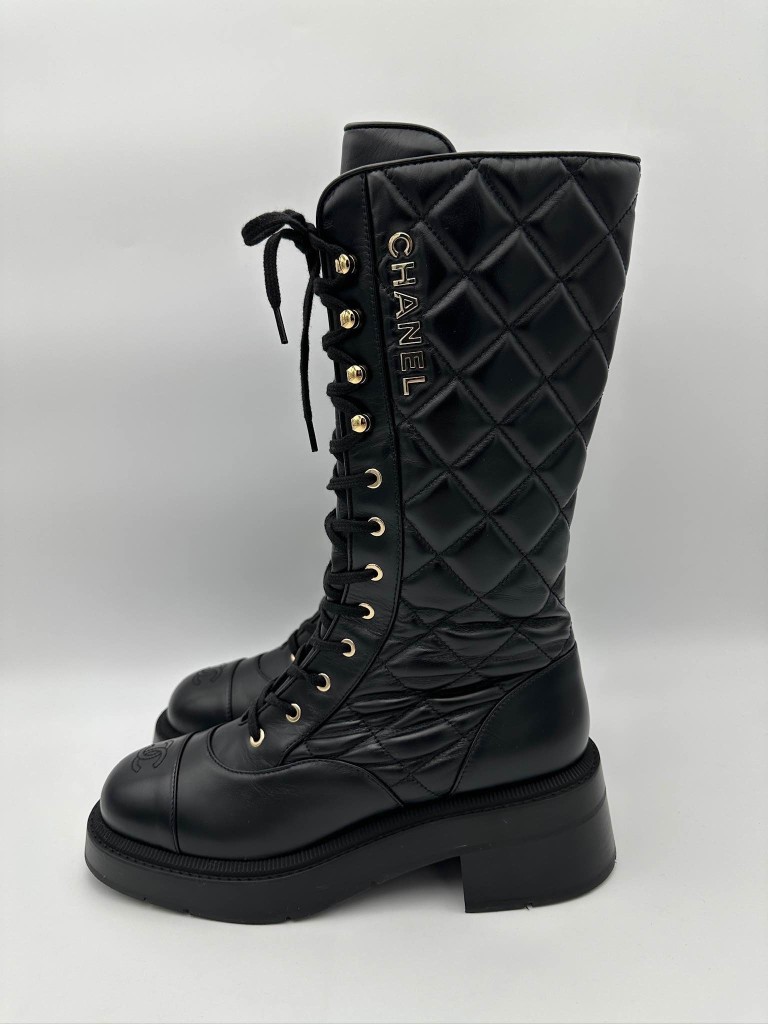 Chanel Biker Boots