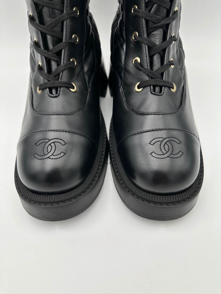 Chanel Biker Boots
