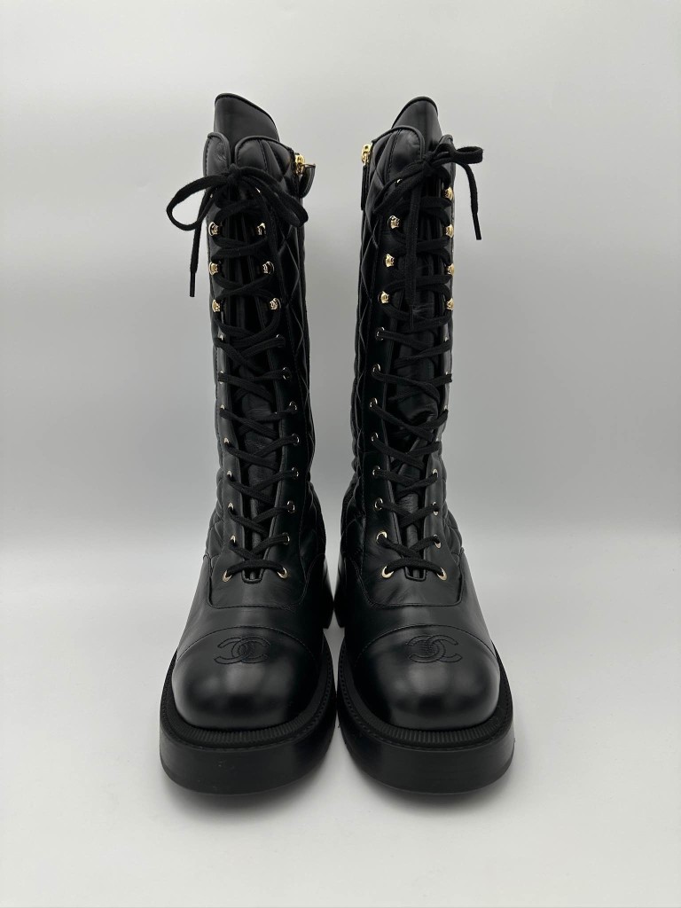 Chanel Biker Boots