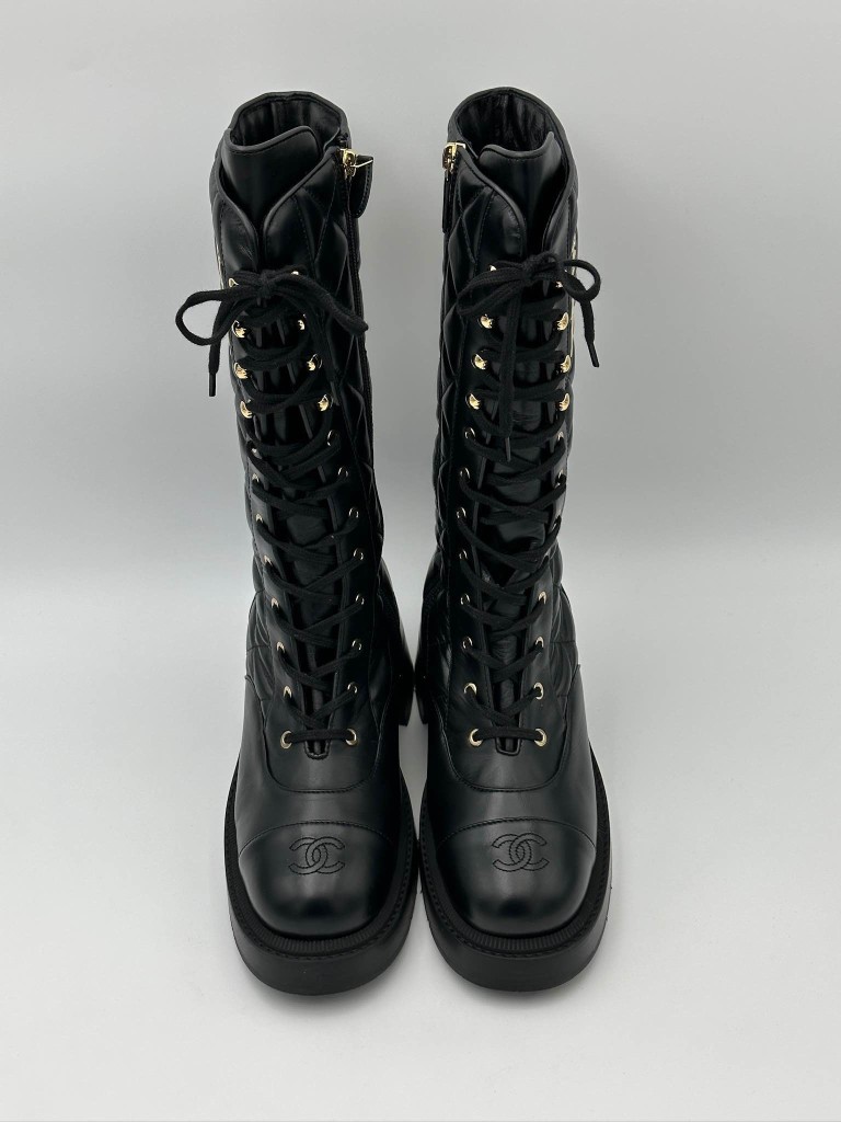 Chanel Biker Boots