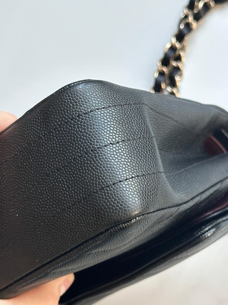 Chanel Classic Medium Double Flap Chevron torebka