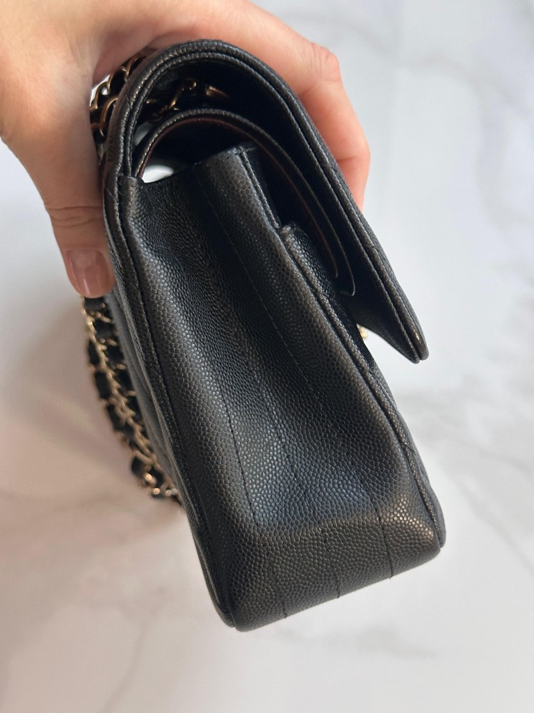 Chanel Classic Medium Double Flap Chevron torebka