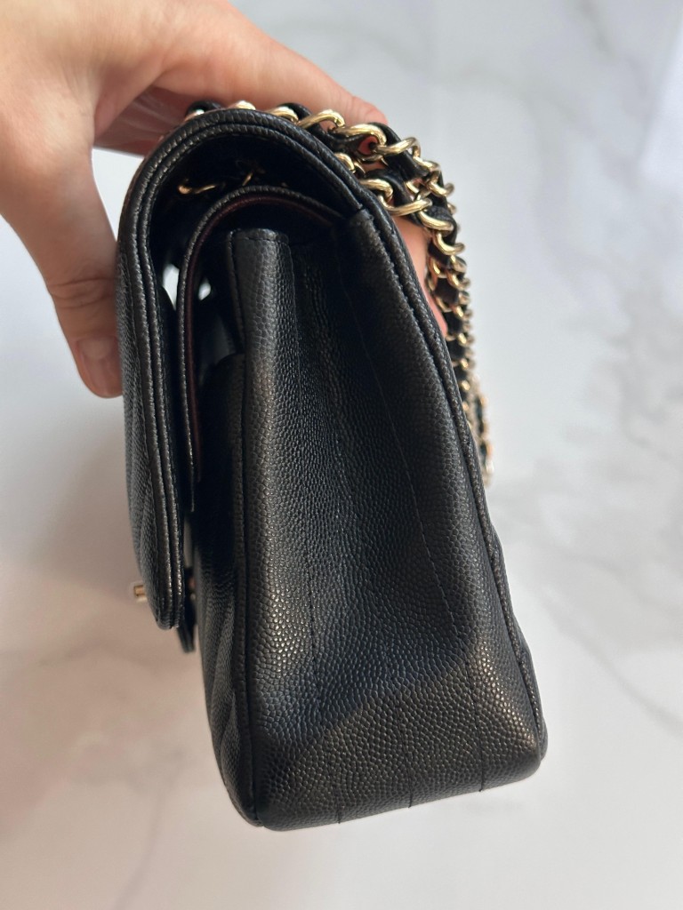 Chanel Classic Medium Double Flap Chevron torebka