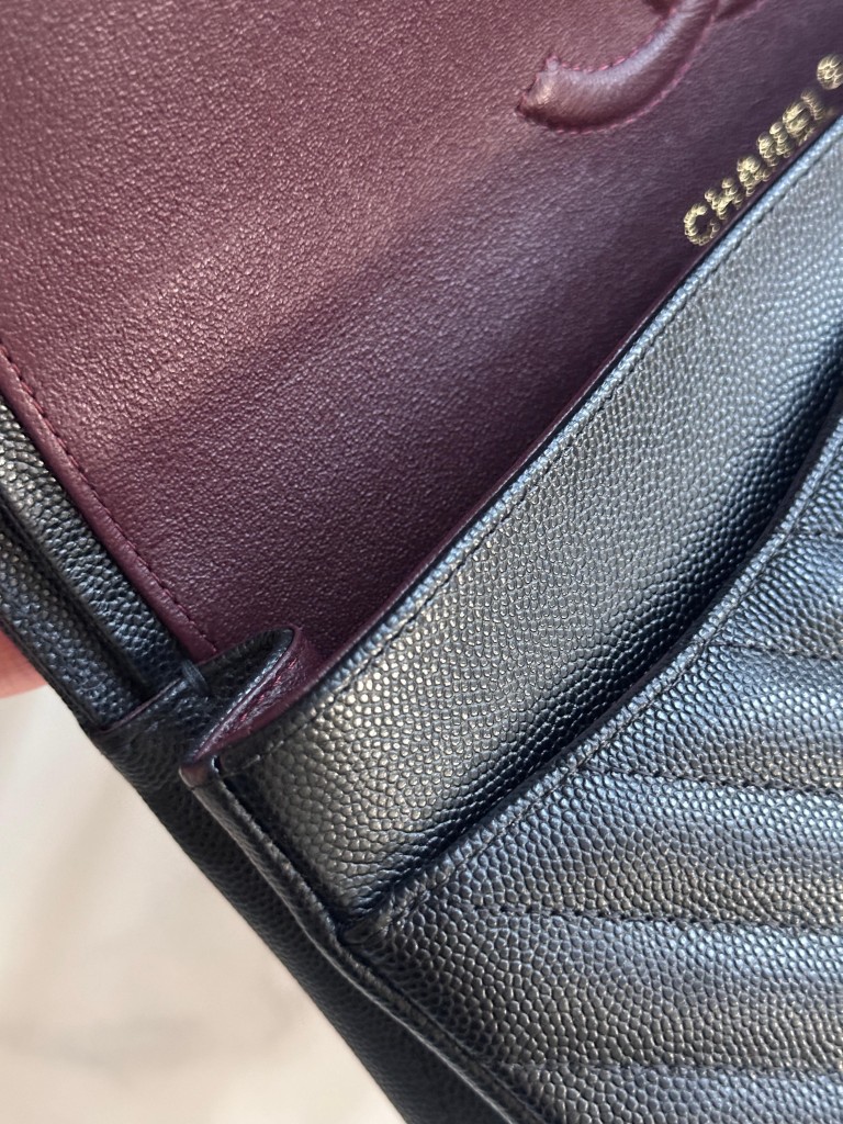 Chanel Classic Medium Double Flap Chevron torebka