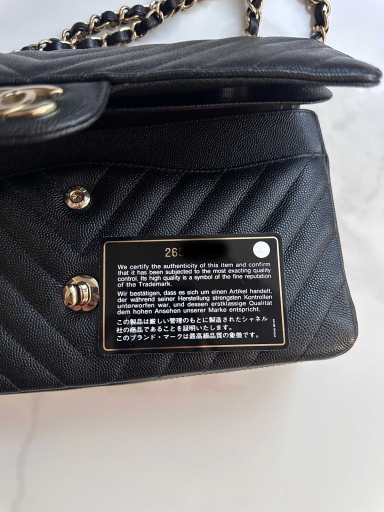 Chanel Classic Medium Double Flap Chevron torebka