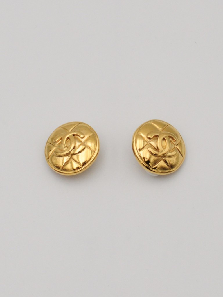 Chanel clip-on earrings