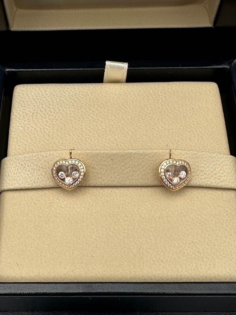Kolczyki Chopard Happy Diamonds