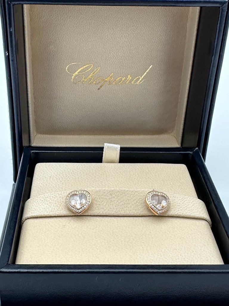 Kolczyki Chopard Happy Diamonds