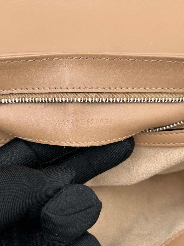 Gucci GG Marmont Chevron Leather Flap bag