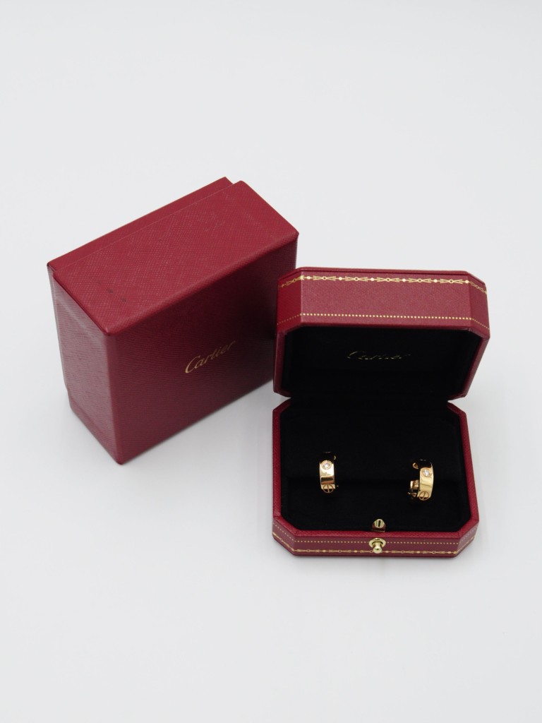 Cartier kolczyki Love