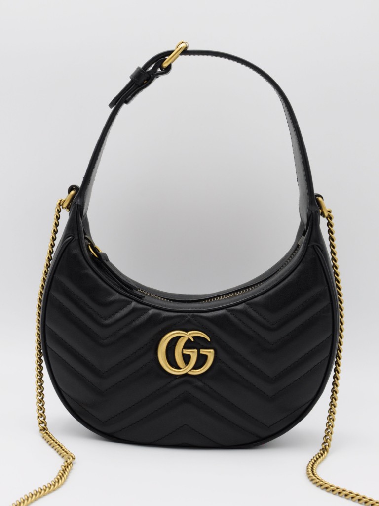 Gucci GG Marmont Small half-moon shoulder bag