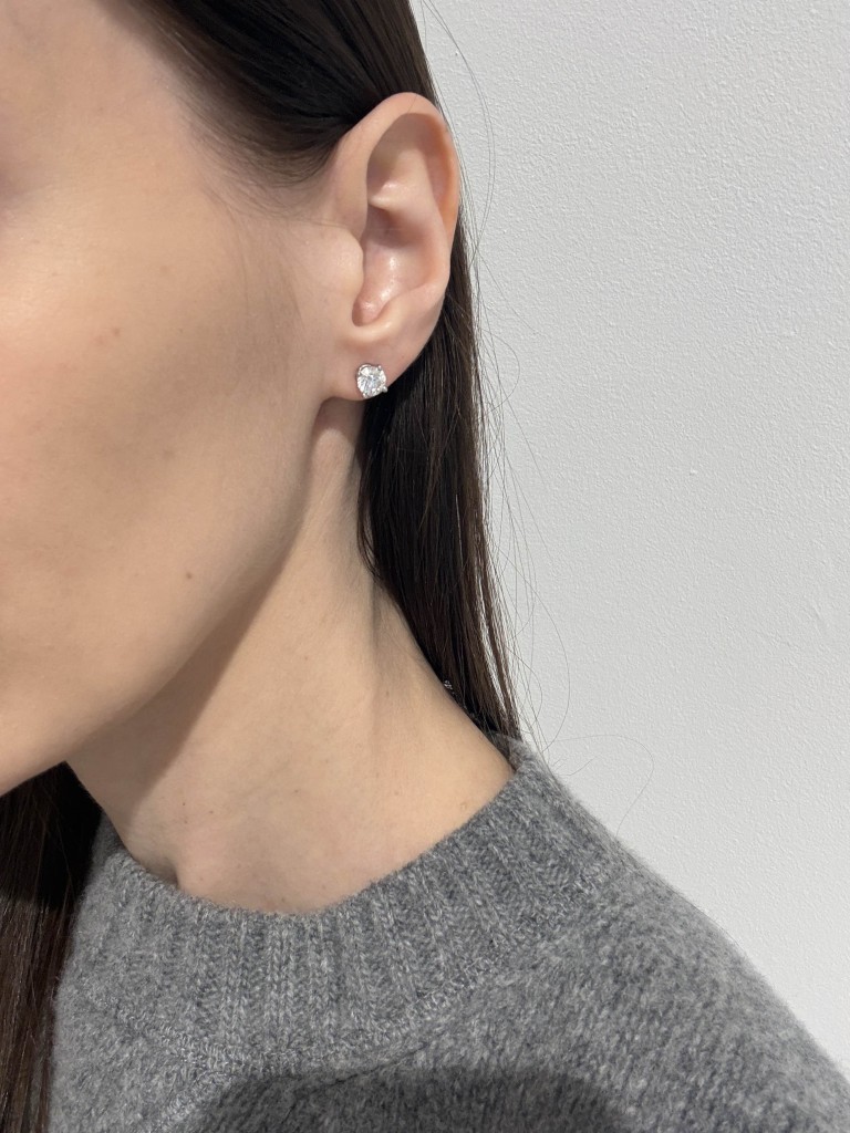 Tiffany & Co. earrings with diamonds
